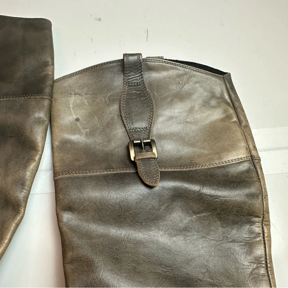 Charles David Italian Leather Riding Boots Brown | Knee High | EU 39